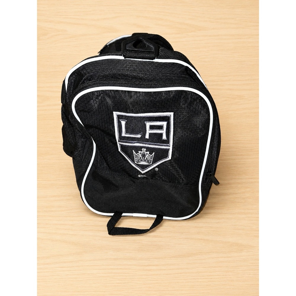 Adidas LA Kings NHL Duffel Bag Black Hockey Gym Travel Bag Logo